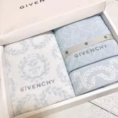GIVENCHY タオル 約34cm×34cm 水色 2枚セットのサムネイル