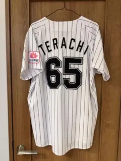 千葉ロッテマリーンズ 鈴木昭汰 ミズノ ホーム ユニフォーム L 35番