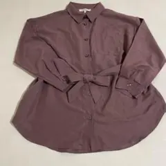 pink adobe パープルボタンアップシャツ Mサイズ‼️新品未使用❣️