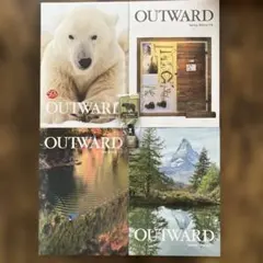 mont-bell OUTWARD 雑誌 4冊セット