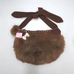 JAIRO ファーショルダーバッグ ハンドバッグ 2way