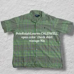 PoloRalphLauren CALDWELL半袖シャツ開襟オープンカラー古着