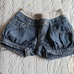 デニムショートパンツ 125-135cm