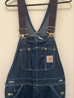 【美品】 Carhartt カーハート デニム オーバーオール　30×30