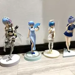 リゼロ フィギア 8体セット レム ラム ナース 水着 メイド チャイナ服