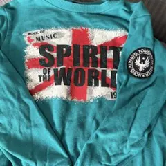 RUDE ターコイズ 長袖トレーナー