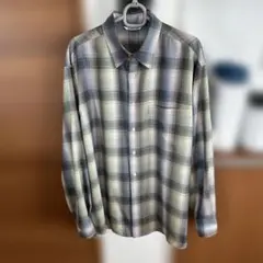AURALEE25AW SUPER LIGHT WOOL CHECK SHIRTのサムネイル