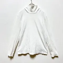 ユニクロ コットンフライスタートルネックT 長袖 M 秋冬 定番