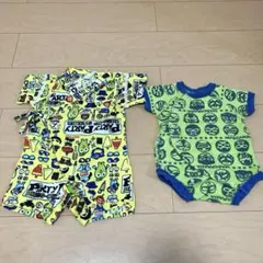 PARTY PARTY 甚平　ブリーズ　ロンパース 2点セット　浴衣　半袖のサムネイル