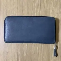 土屋鞄 長財布 クラルテ フリンジロングウォレット インクブルー