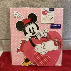 ミニーマウス ハート型カード色紙セット Hallmark