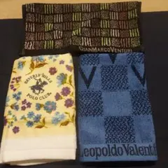 未使用ハンドタオル　3枚セット　メンズハンドタオル