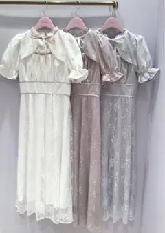 evelyn レースチョーカー ワンピース ホワイト 完売品