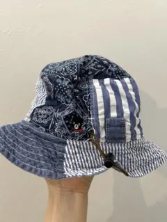 DOUBLE.B ベビーハット バンダナ柄のサムネイル