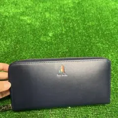 Paul Smith 長財布 ラウンドファスナー ネイビーのサムネイル