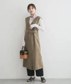 【美品】アーバンリサーチ　3WAYジレワンピースのサムネイル