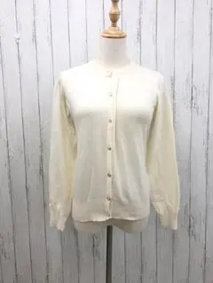 earth music&ecology カーディガン 白 M 【b0646】