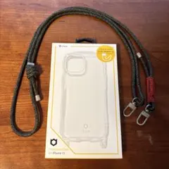 【新品】iPhone 15用ケース+【中古品】Topologieストラップ