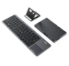 キーボード bluetooth 折りたたみ ワイヤレス タッチパッド付きのサムネイル