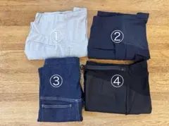 マタニティパンツ 4点セット　ユニクロ　CHOCOA
