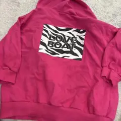 LOVE BOAT ピンク パーカー 110サイズ