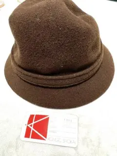 極希少/デッドストック】70s 英国製KANGOL ウールハット 金剛商会 56