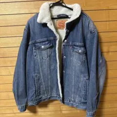 LEVI'S ボア襟 デニムジャケット Lサイズ