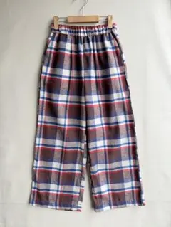 新品　マーキーズ　レディース　大人　チェック　ネル　パンツ　S タグ付き