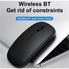 【新品未使用】ワイヤレスBluetoothマウス　黒