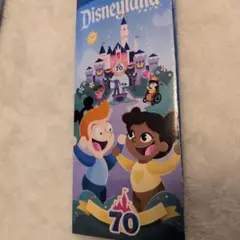 カリフォルニアディズニーマップ　キッズ用70th Anniversary Map