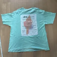 STUSSY ステューシー グラフィックTシャツ XLミントグリーン メキシコ製のサムネイル