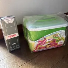THERMOS 150ml 水筒 ピクニックランチボックス 2段（皿付き）セットのサムネイル