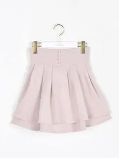 evelyn ダブルフレアスカート SK ピンク