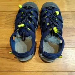 【Sami様専用】KEEN ニューポートキッズ　23.5cm ネイビー/イエロー