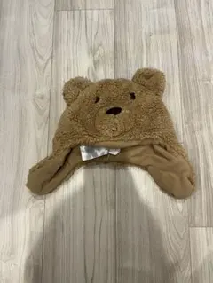 GAP ベージュ クマの帽子　50〜52サイズ