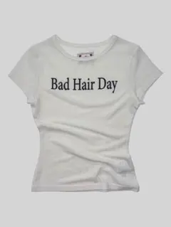 sculptor Bad Hair Day ロゴ Tシャツ ホワイトのサムネイル