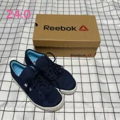 ★Reebok スカイケープ スニーカー 24.0cm ネイビー 超軽量