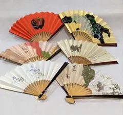 茶扇子　扇子　茶会　茶道　溜塗　溜塗り ６本セット　15cm　5寸