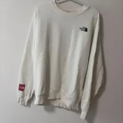 値下げしました！THE NORTH FACE ホワイト スウェット