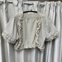 axes femme ラメ入りレースボレロ 半袖 Mサイズ　Mのサムネイル