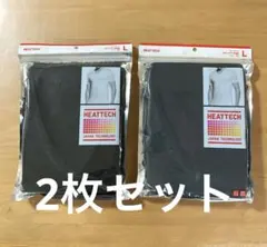 UNIQLOヒートテックVネックT（半袖）Lサイズ　2枚セット