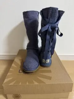UGG ロングブーツ　美品　パープル　23cm 23.5cm
