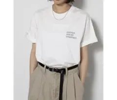 ANME アンメ ロゴ 刺繍 ワンポイント 半袖 Tシャツのサムネイル