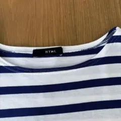 ボーダーカットソー