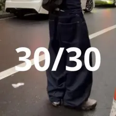 Gap スーパーバギーデニム　ダークリンス　30/30