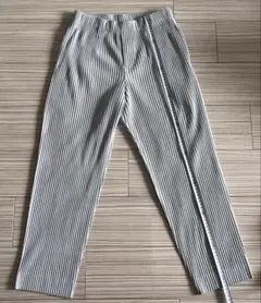 HOMME PLISSÉ ISSEY MIYAKE ストライプ ワイドパンツ 2026年最新】HOMME PLISSE ISSEY MIYAKE メンズ ワイドパンツ