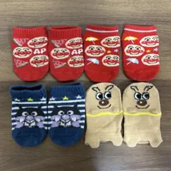 アンパンマン　靴下　ベビー　4足セット　9-14㎝