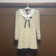 TRALALA ドット柄 ワンピース 平成 Y2K