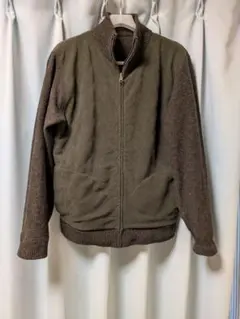 エディーバウアー ニットブルゾン リバーシブル