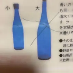 ブルーボトル　小　２本
